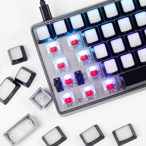 GK64 layout ABS backlit keycaps