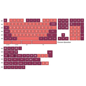 WINMIX Lava Orange PBT Doubleshot keycap Set