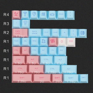 Cherry profile Keycaps dye-sub