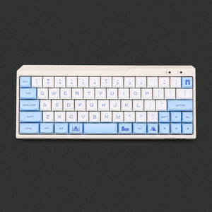 NP Blue&White Keycaps