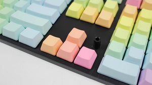 npkc blank pbt keycap rainbow