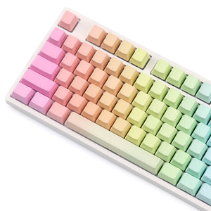 Blank rainbow keycap