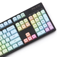 Load image into Gallery viewer, PBT rainbow dye-sub keycaps
