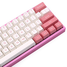 Load image into Gallery viewer, MAXKEY PINK&amp;WHITE SA PROFILE KEYCAPS SET
