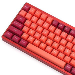 WINMIX Lava Orange PBT Doubleshot keycap Set