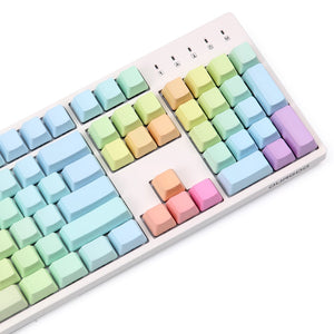 Blank rainbow keycap