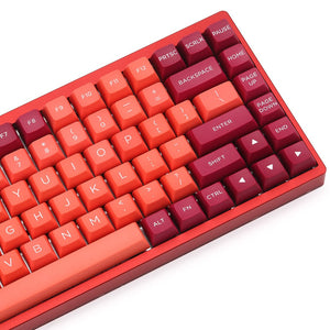 WINMIX Lava Orange PBT Doubleshot keycap Set