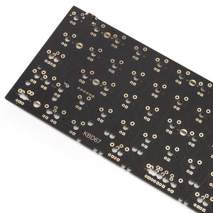 KBD67 rev2 65% Custom mechanical keyboard PCB