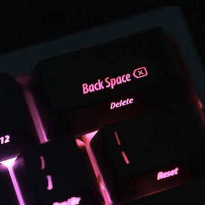 K KBDfans Laser engrave ABS backlit keycaps