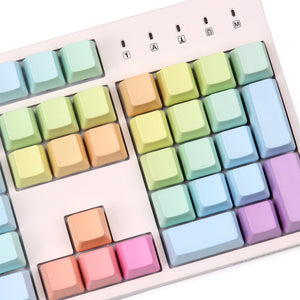 Blank rainbow keycap