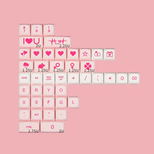 Load image into Gallery viewer, NP Pink valentine&#39;s day Keycaps
