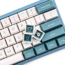 Load image into Gallery viewer, MAXKEY GREEN&amp;WHITE SA PROFILE KEYCAPS SET
