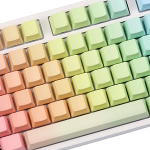 Blank rainbow keycap