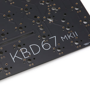 KBD67MKII PCB Soldered