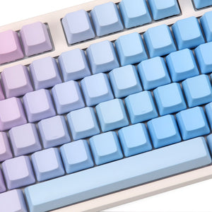 Blank blue keycap