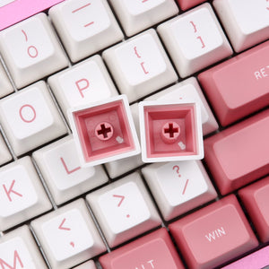 MAXKEY PINK&WHITE SA PROFILE KEYCAPS SET