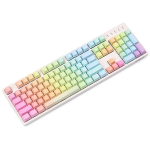 Blank rainbow keycap