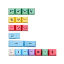 Load image into Gallery viewer, PBT cherry profile chalk  keycaps 123keys
