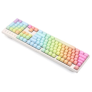 Blank rainbow keycap