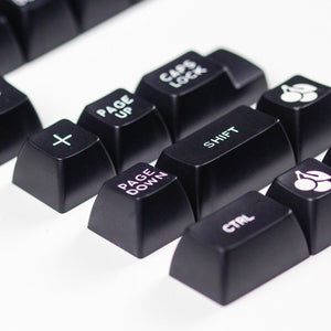 MAXKEY BLACK DOUBLESHOT ABS SA KEYCAPS