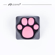 Load image into Gallery viewer, ZOMO Aluminum &amp; Silicone Kitty Paw Artisan Keycap
